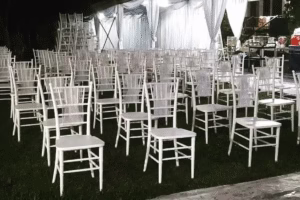 sewa kursi tiffany putih